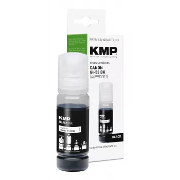 KMP PRINTTECHNIK papildymo rašalas Canon GI-53BK, juodas, 60 ml, suderinamas 1583,0001