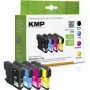 KMP MULTIPACK B78V suderinamų rašalo kasečių rinkinys - juoda, žydra, purpurinė, geltona - Brother DCP-6690CW, MFC-5890CN, MFC-5895CW, MFC-6490CW, MFC-6890CDW