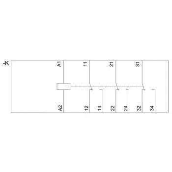 Siemens SIRIUS LZX:PT370024 kištukinis relė 24V DC 3CO 10A