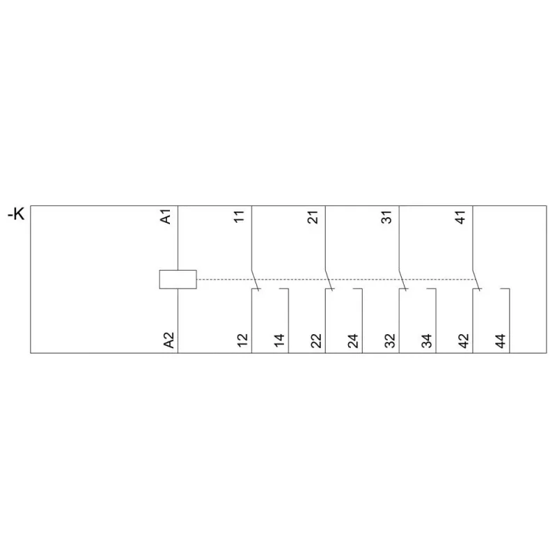 Siemens SIRIUS LZX kištukinis relė 24V AC 4CO 6A LZX:PT570524