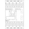 Siemens SIRIUS 3RH2 pagalbinis kontaktorius 3RH2122-2AP60, 4 polių, 2NO+2NC, 230 V AC ritė, varžtiniai gnybtai