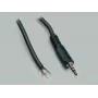 BKL Electronic 1101052 3,5 mm stereo jack kištukas, 3 polių, metalinis, litavimui, 1 vnt.