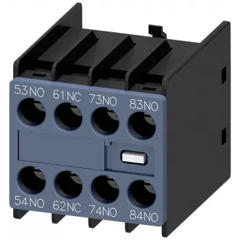 Siemens 3RH2911-1XA31-0MA0 pagalbinis kontaktų blokas, 3NO+1NC, priekinis montavimas, varžtiniai gnybtai