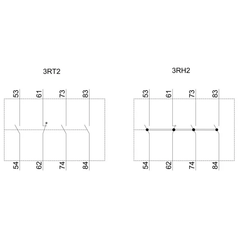 Siemens 3RH2911-1XA31-0MA0 pagalbinis kontaktų blokas, 3NO+1NC, priekinis montavimas, varžtiniai gnybtai