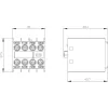 Siemens 3RH2911-1XA31-0MA0 pagalbinis kontaktų blokas, 3NO+1NC, priekinis montavimas, varžtiniai gnybtai