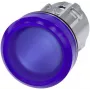 Siemens SIRIUS ACT plokščioji signalinė lemputė, mėlyna, 22mm, 24V AC/DC 3SU1051-6AA50-0AA0