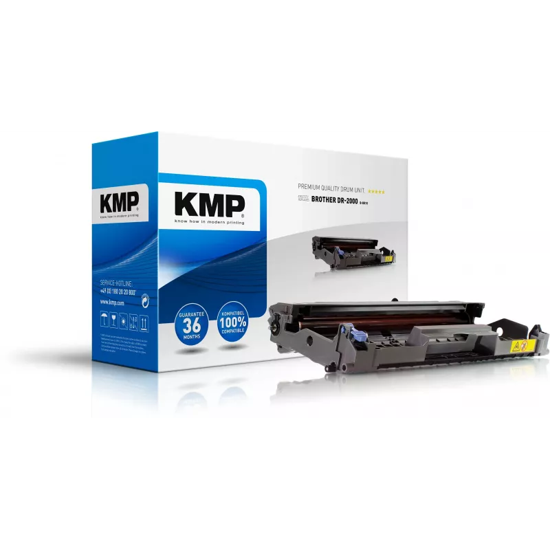 KMP PRINTTECHNIK B-DR10 būgnas Brother DR-2000, 12 000 puslapių, ilgaamžis, suderinamas 1159,7000