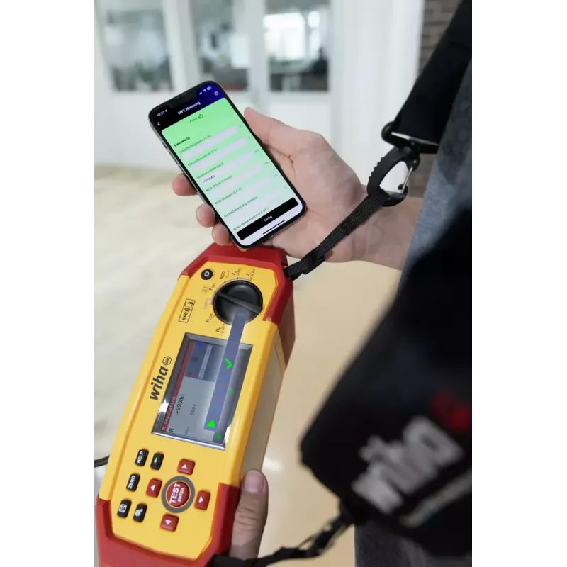 WIHA 47216 Installation Tester Set MFT one su įrankiu