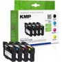 KMP MULTIPACK E201V - 4 vienetų rinkinys - juoda, geltona, žydra, purpurinė - Suderinama - Rašalo kasetė (Alternatyva: Epson 603XL) (1650,4005)