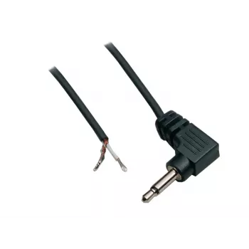 BKL Electronic 1101050 3,5 mm mono jack kištukas, 2 kontaktų, litavimo prijungimas, metalinis korpusas