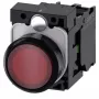 Siemens SIRIUS ACT apšviestas mygtukas su komplektuojančiomis dalimis, plastikinis, raudonas 3SU1102-0AB20-1BA0