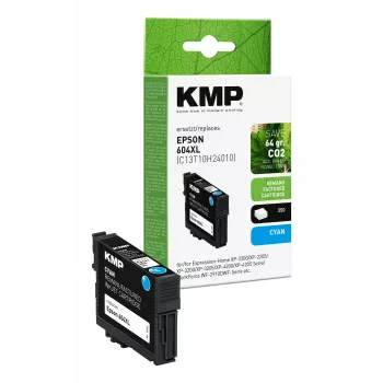 KMP žydras (cyan) suderinamas rašalo kasetridas Epson T10H2 (1662,4003)