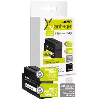 KMP XVantage juoda pigmentinė rašalo kasetė, suderinama su HP 953XL (L0S70AE) 1747,4081