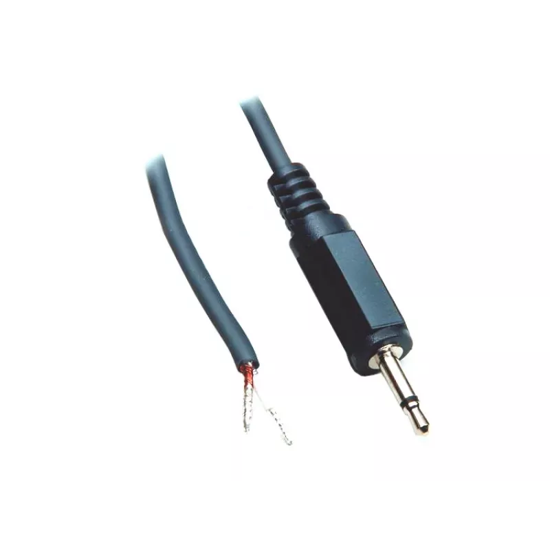 BKL Electronic 1101047 2,5 mm mono jack kištukas, 2 polių, litavimo jungtis