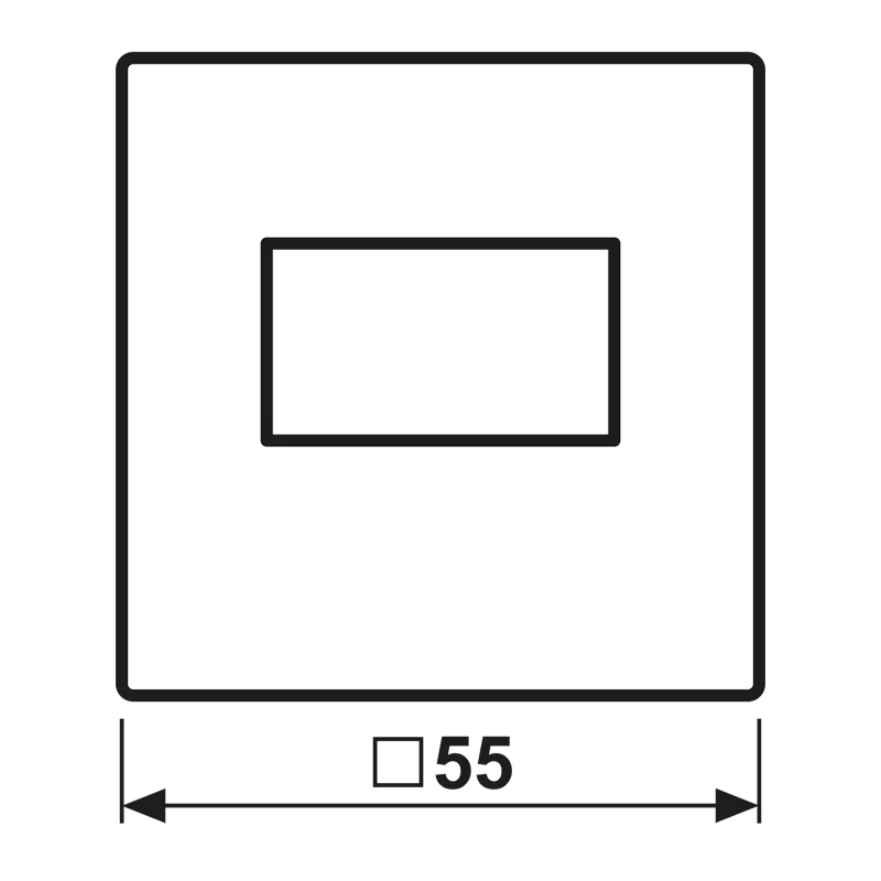 JUNG A 1569 USB ANM dangtelis USB įkrovikliui, lakuotas termoplastas, A serija, antracito spalvos, matinis