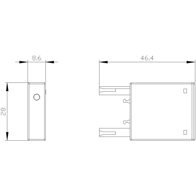 Siemens varistorius su LED, 24-48V AC/12-24V DC, SIRIUS kontaktoriams S00/S0, kištukinis, 3RT29161JJ00