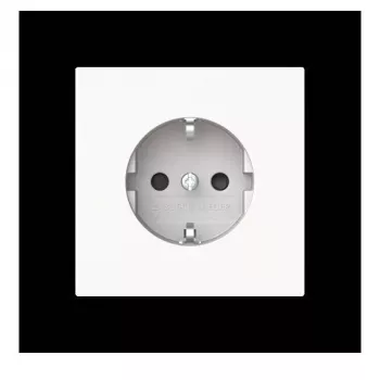 BUSCH-JAEGER SCHUKO lizdas Safety+ 20-1 EUCBF-44M, Alpinės baltos spalvos 2CKA002013A5522