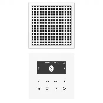 JUNG DABLS1BTWW išmanusis radijas DAB+ su Bluetooth, Mono, Alpine White