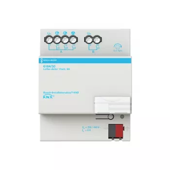 Busch-Jaeger KNX ventiliatoriaus pavara 1-kanalė 6A 6164/50 (6151-0-0241)