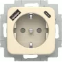 BUSCH-JAEGER SCHUKO lizdas su USB-A+C, 20 EUCB2USBAC-212 (2CKA002011A6295)
