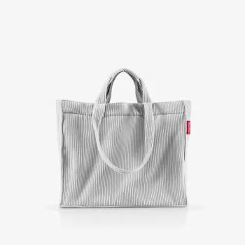 reisenthel Softshopper Cord pilkos spalvos rankinė per petį, poliesteris, 47x38,5 cm GR7084
