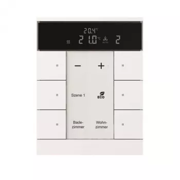 BUSCH-JAEGER SBR/U6.0.11-84 patalpos temperatūros reguliatorius, 6 funkcijų valdymas, KNX 2CKA006330A0003
