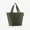 reisenthel Shopper M cord dark matcha pirkinių krepšys ZS5057 – 15 litrų talpa