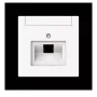 Busch-Jaeger future linear centrinė plokštė 1 vietos UAE su žymėjimo lauku, studio white mat 2CKA001710A4220