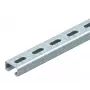 OBO Bettermann montavimo profilis C formos 41x21 mm, perforuotas, 2000 mm, karštai cinkuotas plienas, plyšio plotis 22 mm 1122933