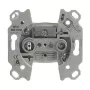 BUSCH-JAEGER 0230-102 antenos lizdo įdėklas, 2 išėjimai, galinis lizdas, baltas 2CKA000230A1554