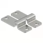 OBO BETTERMANN WB tvirtinimo elementas tinkliniams kabelių loveliams prie sienos ir grindų, kniedijamas/sraigtinis, 47x32x9 mm, elektrogalvanizuotas plienas (6017164)