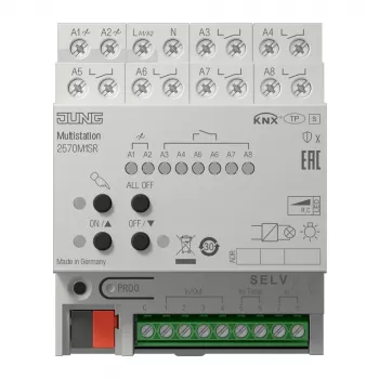 JUNG 2570M1SR KNX IP Multistation, DIN bėgelio, 4 TE, Secure