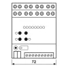 JUNG 2570M1SR KNX IP Multistation, DIN bėgelio, 4 TE, Secure