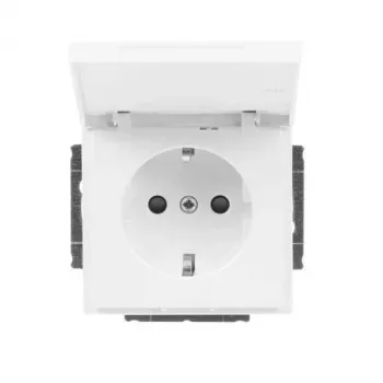 Busch-Jaeger SCHUKO kištukinis lizdas Studio White 20 EUKBR-84 (2CKA002018A1529)