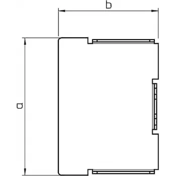 OBO Bettermann Vertr galinė dangtelis LKM E30030RW (6249410)