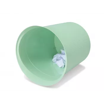 HAN Re-LOOP 13L apvali šiukšliadėžė, pastelinė žalia, 100% PIR perdirbtas plastikas, tekstūruota 18148-805