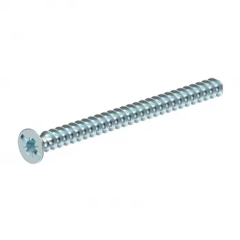 OBO Bettermann 2003279 prietaisų varžtai M4 x 10 mm, cinkuotas plienas, pusapvalė galvutė Phillips PZ2, 50 vnt. pakuotė