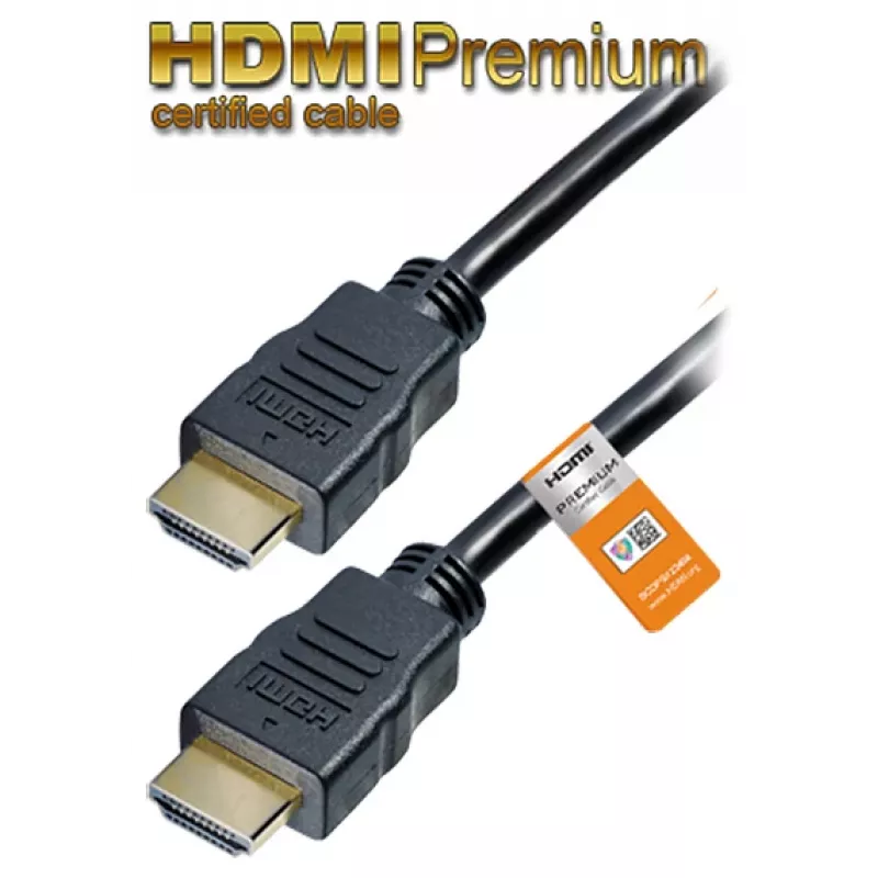 MAXTRACK C 215-2 L HDMI kabelis 2 m juodas 4K Ultra HD 18 Gbps HDMI 2.0