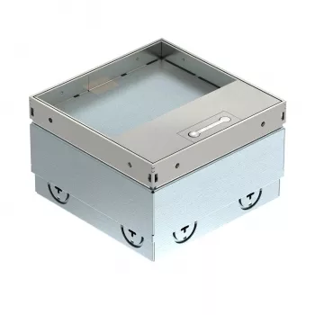 OBO Bettermann UDHOME2 grindų dėžė 140x140x110 nerūdijantis plienas/juoda 7368353
