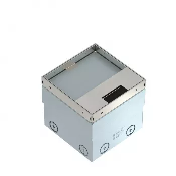 OBO Bettermann UDHOME2 grindų dėžė 140x140x110 nerūdijantis plienas/juoda 7368353