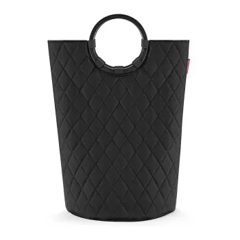 Reisenthel loophome M juoda, sulankstoma 15 L talpykla su aliuminio rėmu VS7071