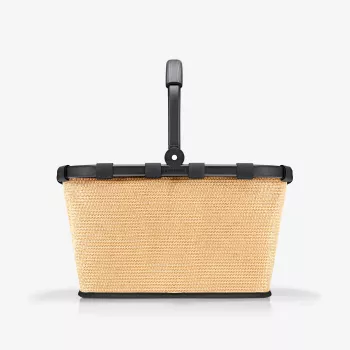 Reisenthel Carrybag Frame Raffia Black pirkinių krepšys 22L BK 7079