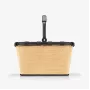 Reisenthel Carrybag Frame Raffia Black pirkinių krepšys 22L BK 7079