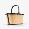 Reisenthel Carrybag Frame Raffia Black pirkinių krepšys 22L BK 7079
