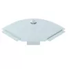 OBO Bettermann RBD 90° posūkio dangtis, 100 mm pločio, karštai cinkuotas plienas 6036900