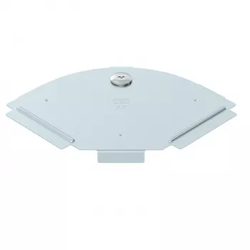 OBO Bettermann RBD 90° posūkio dangtis, 100 mm pločio, karštai cinkuotas plienas 6036900