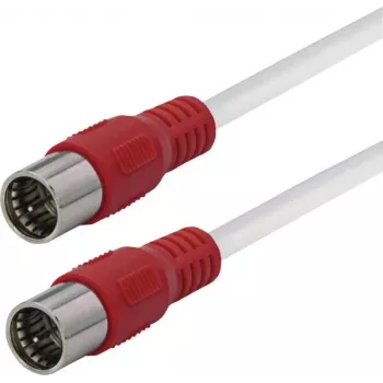 Maxtrack SAT sujungimo kabelis F-plug į F-plug 3 m baltas (FQMS3,0L)