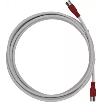 Maxtrack SAT sujungimo kabelis F-plug į F-plug 3 m baltas (FQMS3,0L)