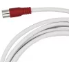 Maxtrack SAT sujungimo kabelis F-plug į F-plug 3 m baltas (FQMS3,0L)