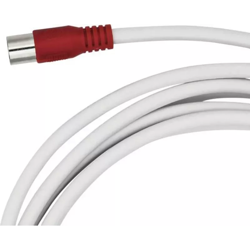 Maxtrack SAT sujungimo kabelis F-plug į F-plug 3 m baltas (FQMS3,0L)